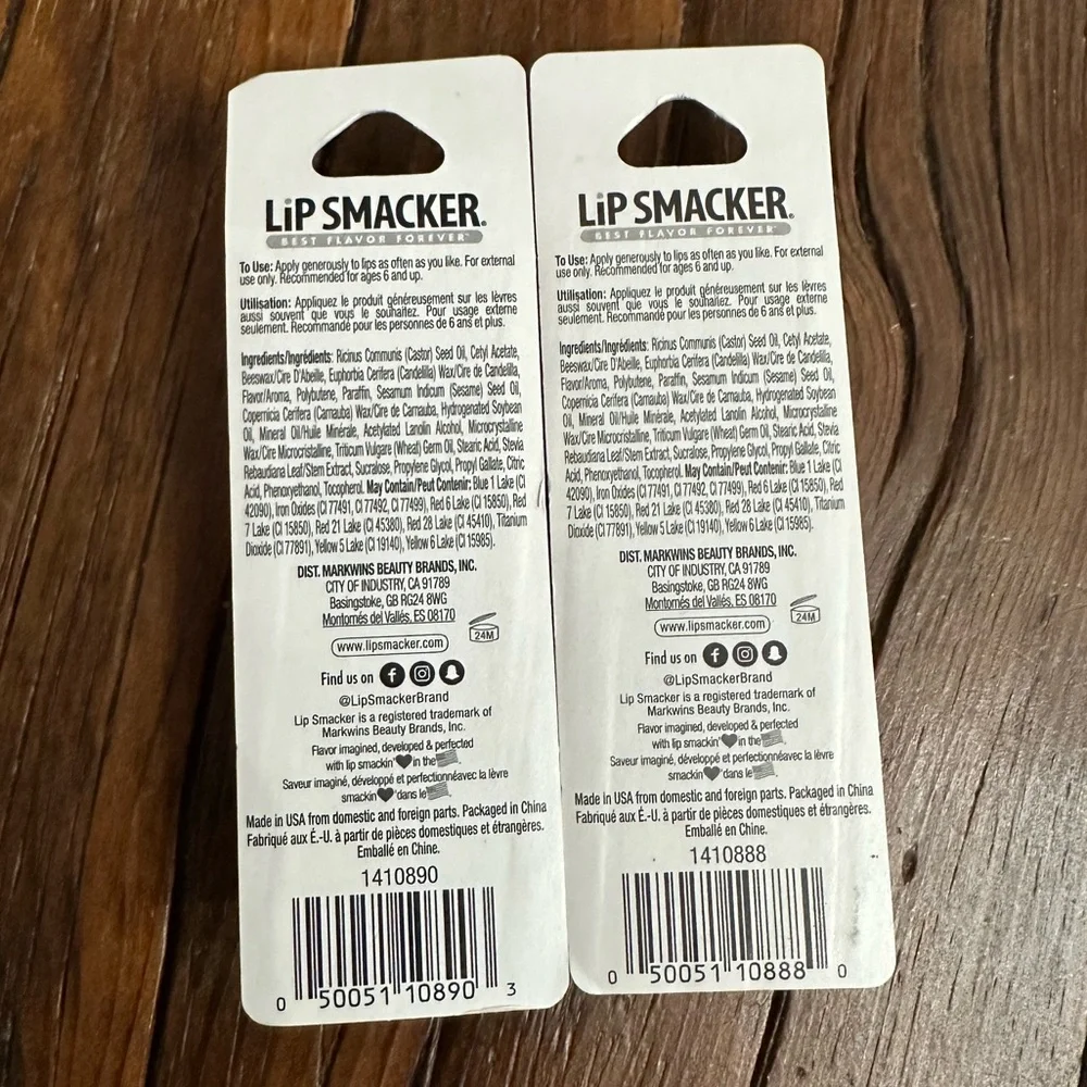 Lip Smacker Best Flavor Forever Lip Balm Caramel Cider & Marshmallow Pop Bundle